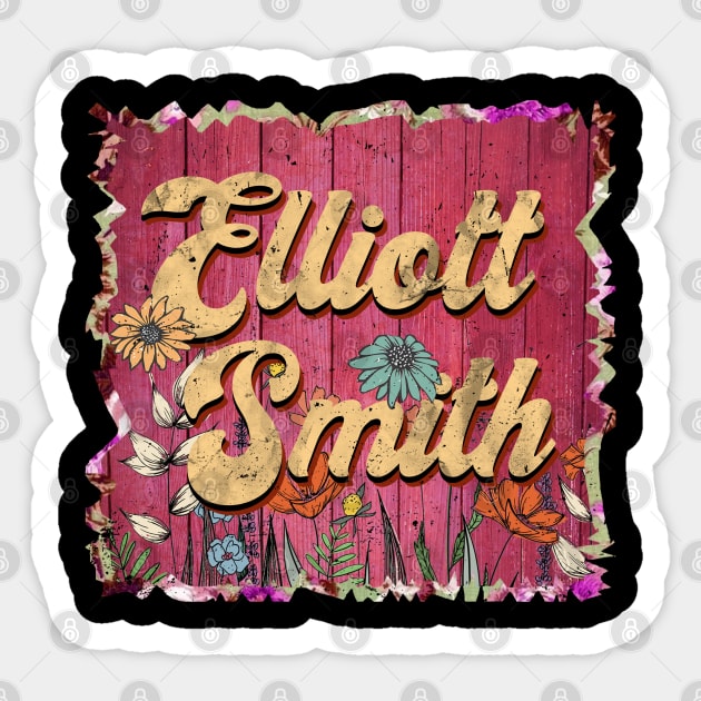 Classic Smith Personalized Flowers Proud Name Sticker by Friday The 13th